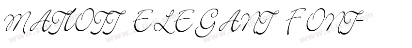 MATIOTT ELEGANT FONT字体转换